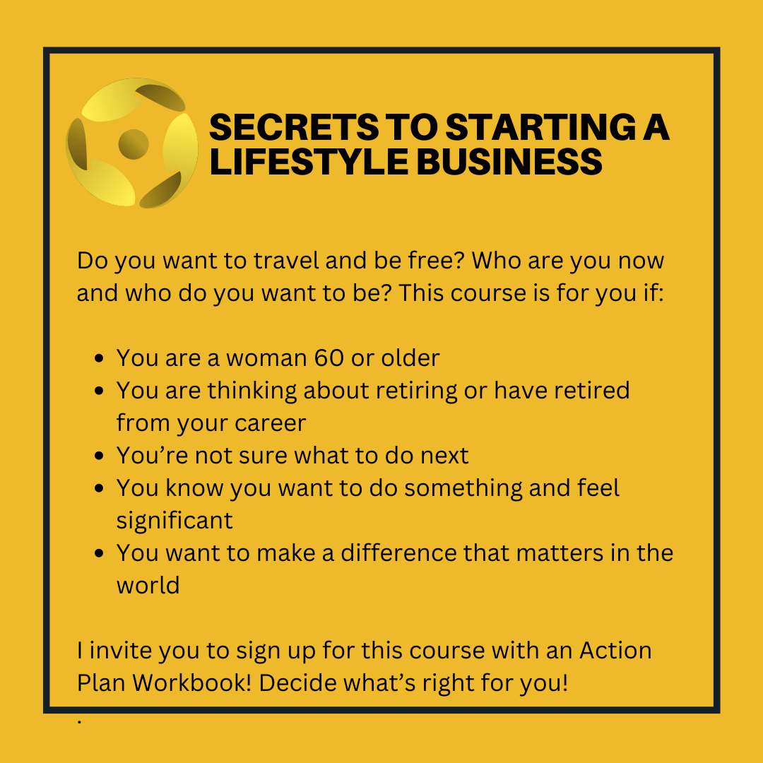 Secrets to Starting a Lifestyle Business Course Logo